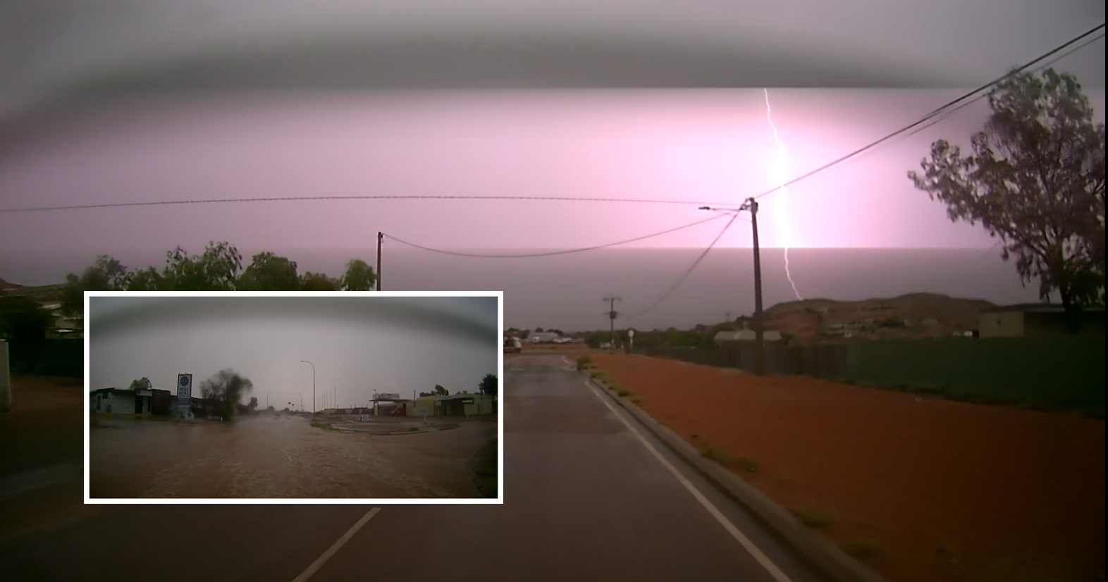 Freak Summer Storm Brings Flash Flooding and Lightning to Coober Pedy