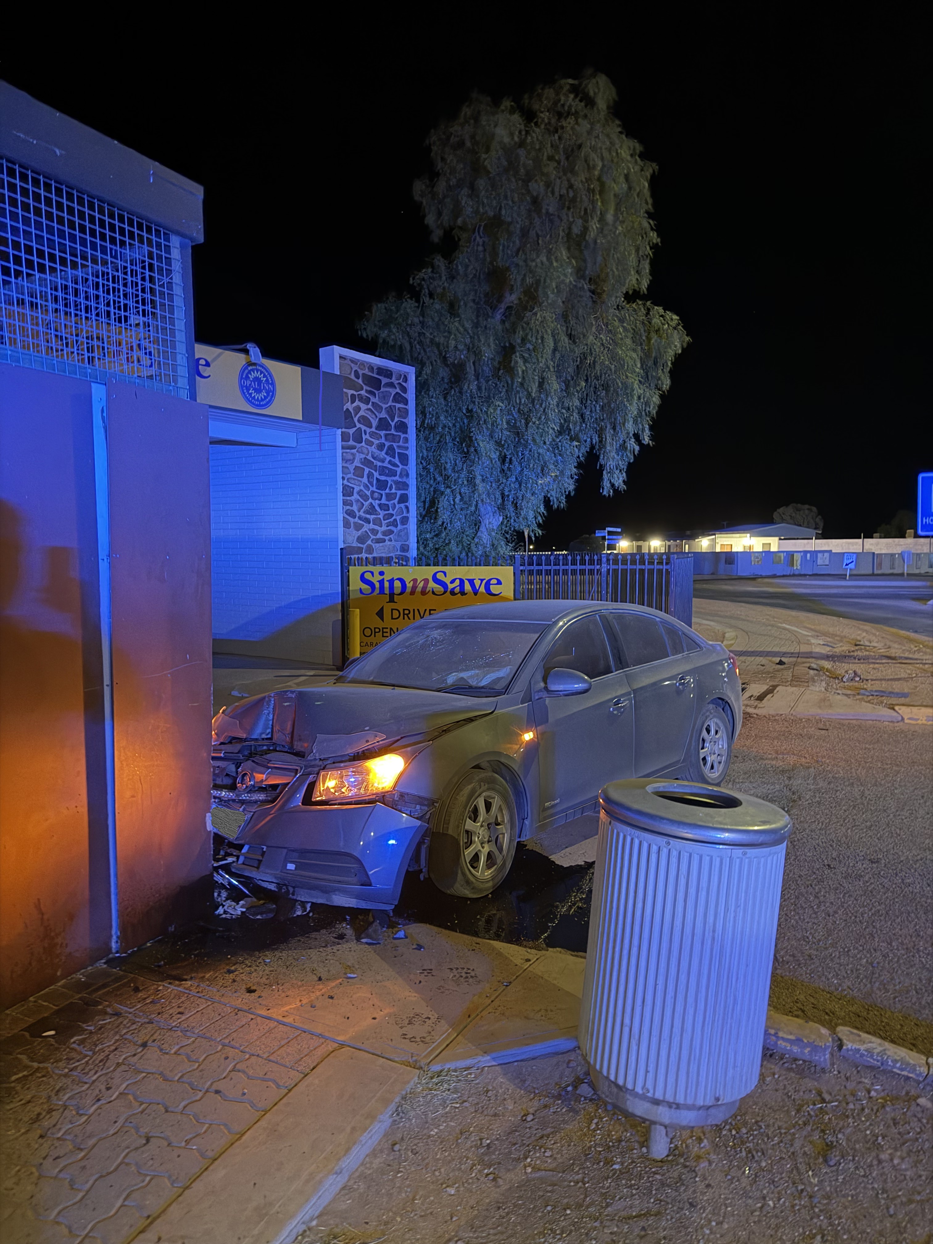 Driver escapes serious injury