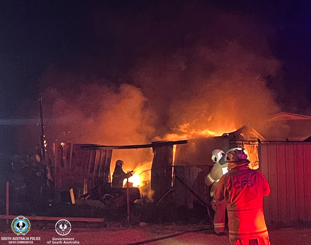 Suspicious Shed Fire Under Investigation in Coober Pedy